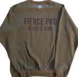 Fierce Pro Jesus is King Crewneck