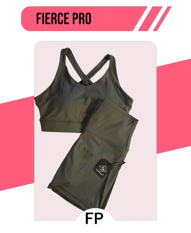 Fierce Pro Biker shorts set